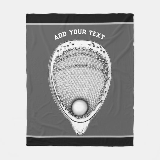 Lacrosse Goalie Fleecedecke (Vorderseite)