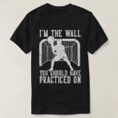 Lacrosse Goalie Funny T-Shirt (Design vorne)