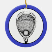 Lacrosse Goalie-Geschenk Keramikornament (Vorne)