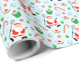 Lacrosse Goalie Holiday Gift Geschenkpapier