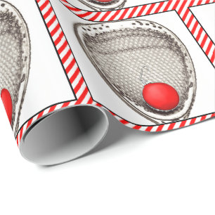 Lacrosse Goalie Holiday Gift Geschenkpapier