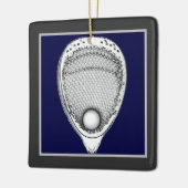 Lacrosse Goalie Keepake Keramikornament (Links)