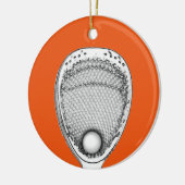 Lacrosse Goalie Keramikornament (Links)
