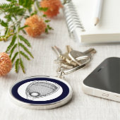 Lacrosse Goalie Keychain Schlüsselanhänger (Seite)