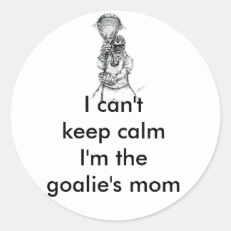 Lacrosse Goalie Mama Sticker