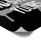 Lacrosse Goalie - Mein Ziel ist es, Ihre zu stoppe Poster (Ecke)