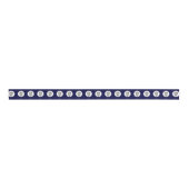Lacrosse Goalie Navy Blue Grosgrain Ribbon Ripsband (Vorderseite)