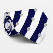 Lacrosse Goalie Navy Krawatte (Gerollt)