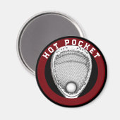 Lacrosse Goalie Novelty Gift Magnet (Vorderseite/Rückseite)