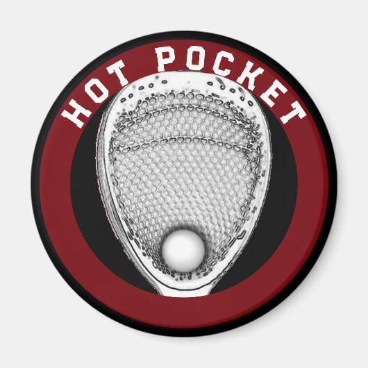 Lacrosse Goalie Novelty Gift Magnet (Vorne)