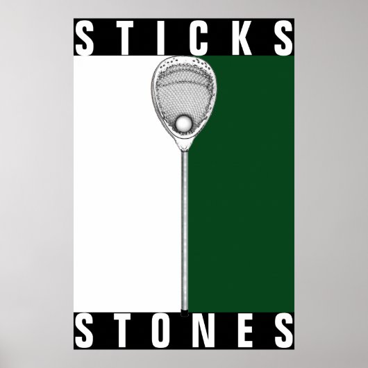 Lacrosse Goalie Poster (Vorne)