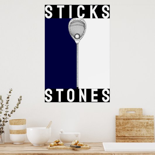 Lacrosse Goalie Poster (Küche)