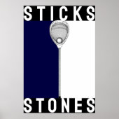 Lacrosse Goalie Poster (Vorne)