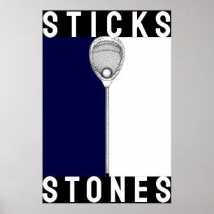 Lacrosse Goalie Poster