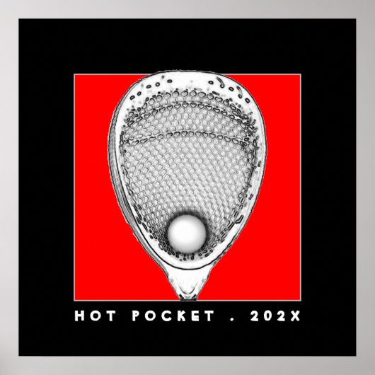 Lacrosse Goalie Poster (Vorne)