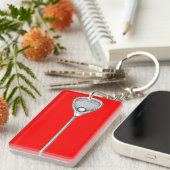 Lacrosse Goalie Schlüsselanhänger (Vorderseite rechts)