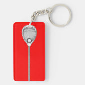 Lacrosse Goalie Schlüsselanhänger (Rückseite)