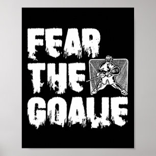 Lacrosse Goalkeeper Funny Lax Player-Hängesteh Poster