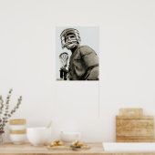 Lacrosse Goalkeeper Poster (Küche)