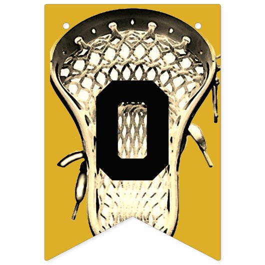 Lacrosse Gold Herzlichen Glückwunsch für die Jagdf Wimpelkette (Zweite Fahne)