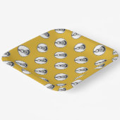 Lacrosse Gold Party Pappteller (Gewinkelt)