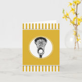 Lacrosse Gold Sportkarten Karte (Gelbe Blume)