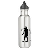 Lacrosse-Götter Trinkflasche (Links)