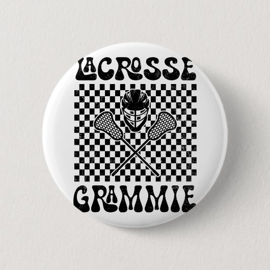 Lacrosse Grammie Lacrosse Lover Mütter Day Button (Vorderseite)