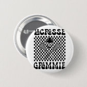 Lacrosse Grammie Lacrosse Lover Mütter Day Button (Vorne & Hinten)