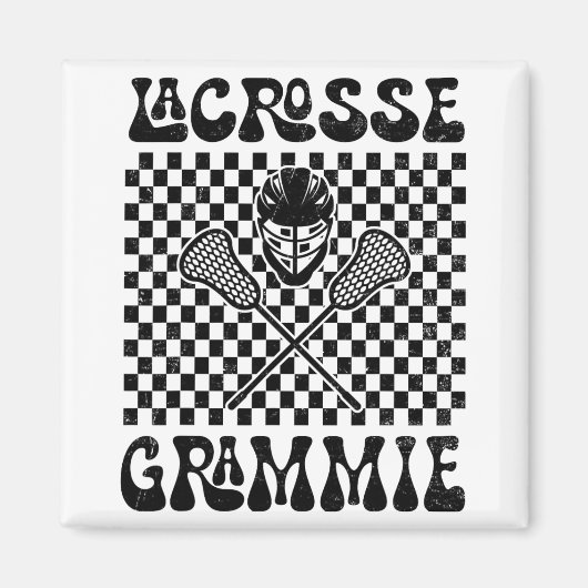 Lacrosse Grammie Lacrosse Lover Mütter Day Magnet (Vorne)