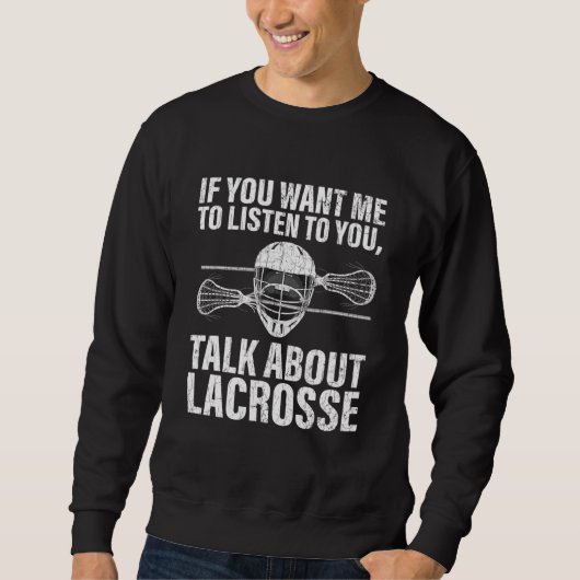 Lacrosse Graphic for Player Coach Sweatshirt (Vorderseite)