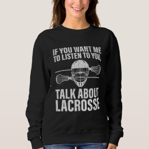 Lacrosse Graphic for Player Coach Sweatshirt