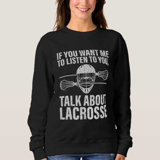 Lacrosse Graphic for Player Coach Sweatshirt (Vorderseite)