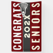 Lacrosse Gratulation Seniors Banner (Vertikal)