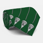 Lacrosse Green Neck Tie Krawatte (Gerollt)