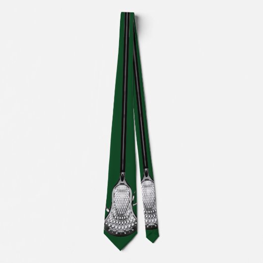 Lacrosse Green Neck Tie Krawatte (Vorderseite)