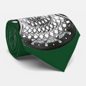 Lacrosse Green Neck Tie Krawatte (Gerollt)