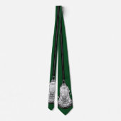 Lacrosse Green Neck Tie Krawatte (Rückseite)