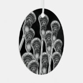 Lacrosse Green Personalisiert Award Keramik Orname Ornament Aus Metall (Vorderseite Rechts)