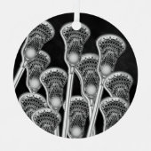 Lacrosse Green Personalisiert Award Keramik Orname Ornament Aus Metall (Vorderseite)