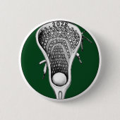 Lacrosse Green Team Gifts Button (Vorderseite)