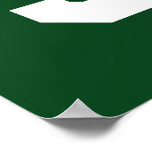 Lacrosse Green Team Senior Night Poster (Ecke)