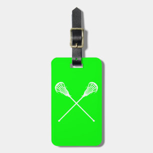 Lacrosse haftet Gepäckanhänger-Grün Gepäckanhänger