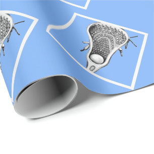 Lacrosse Hellblau Geschenkverpackungspapier Geschenkpapier