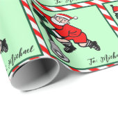 Lacrosse Holiday-Geschenk Geschenkpapier (Rolleneckpunkt)