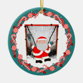 Lacrosse Holiday-Geschenk Keramik Ornament (Vorne)