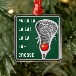 Lacrosse Holiday-Geschenk Ornament Aus Metall