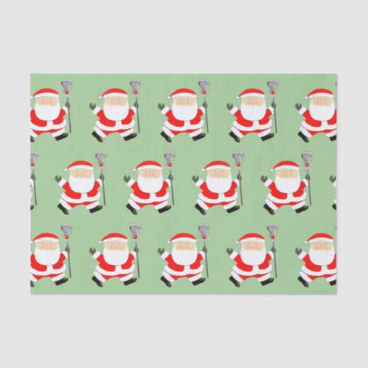 Lacrosse Holiday-Geschenk Seidenpapier (Vorderseite)