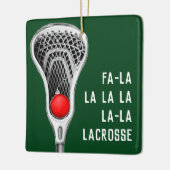 Lacrosse Holiday Geschenke Keramikornament (Links)