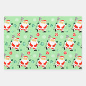 Lacrosse Holiday Geschenkpapier Set (Vorderseite)
